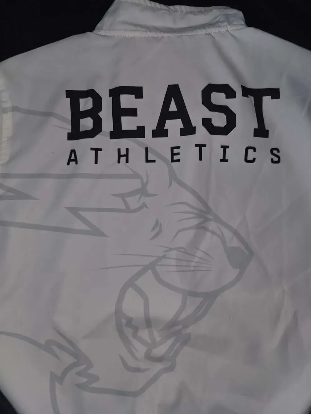 Beast Athletics Lightning Bolt Windbreaker Jacket,